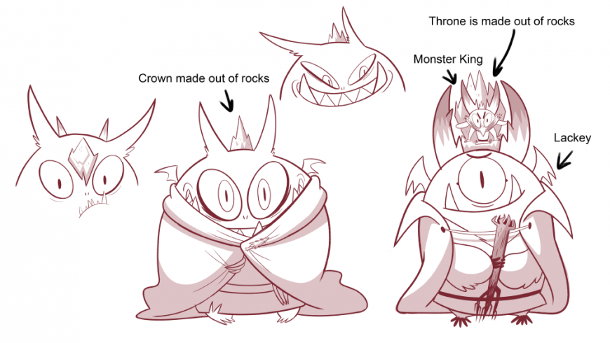 Star vs the Forces of Evil: Concept arts for the "Moon the Undaunted" episode