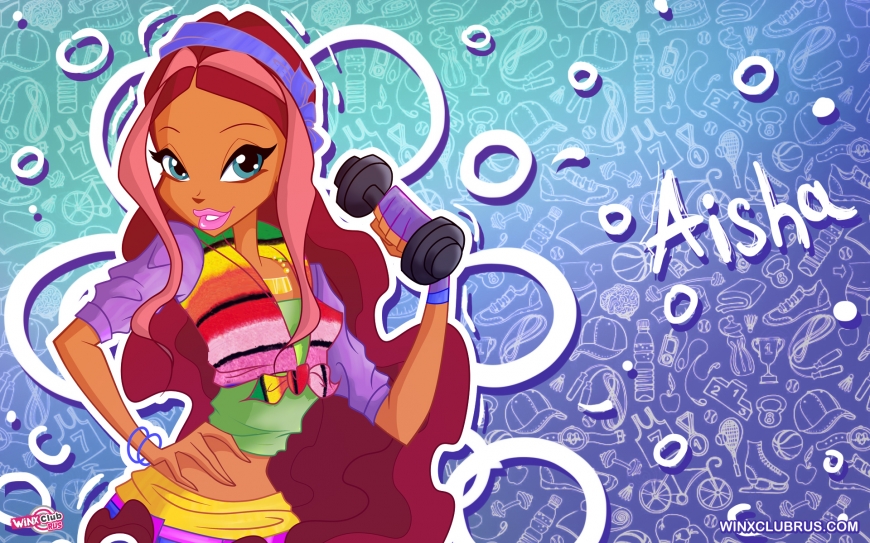 Winx Club Aisha sport wallpaper