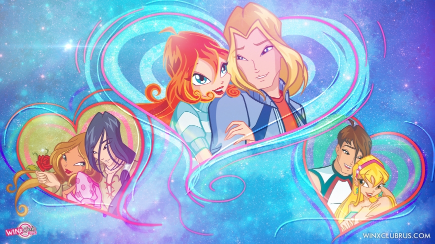 Winx Club love couples wallpaper