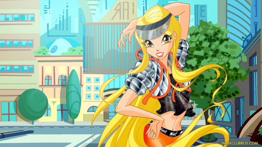 Winx Club Stella sporty wallpaper