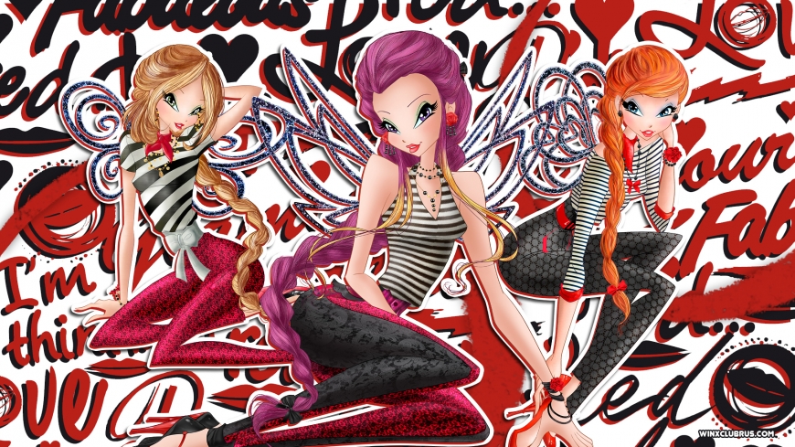 Winx Club World of Winx Paris style wallpaper