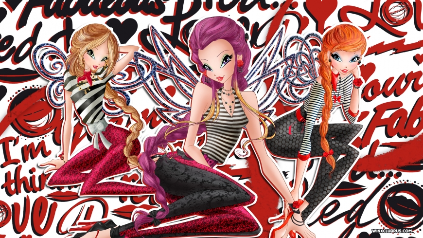 Winx Club World of Winx Paris style wallpaper