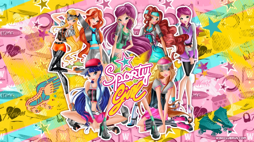 Winx Club sport chic wallpaper