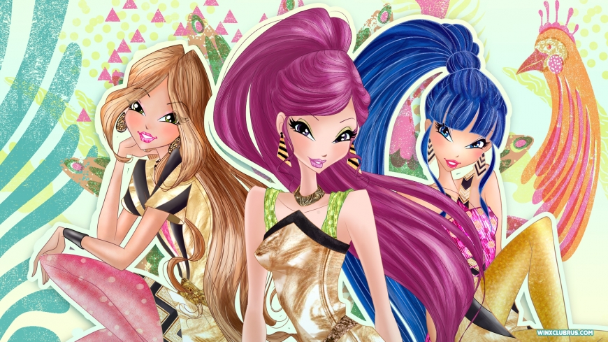 Winx Club Time Travel golden style with Roxy