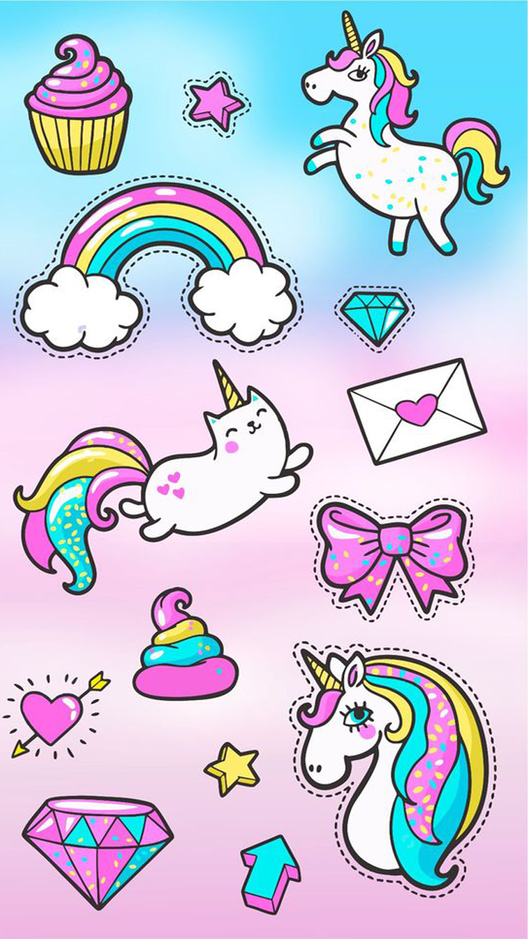 Cute unicorn phone wallpapers