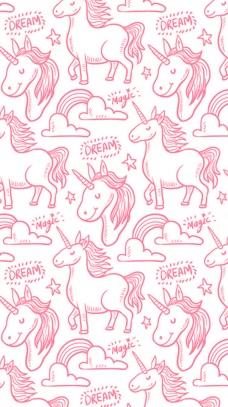 Cute unicorn phone wallpapers