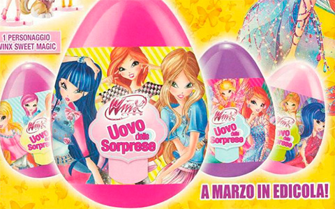 New super cool Winx Club egg surprise in Italy launch in March