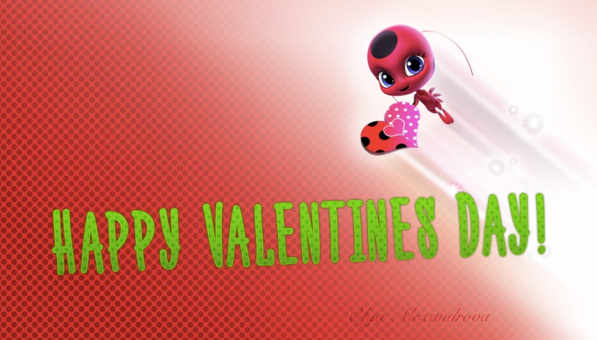 Miraculous Ladybug Happy Valentines Day