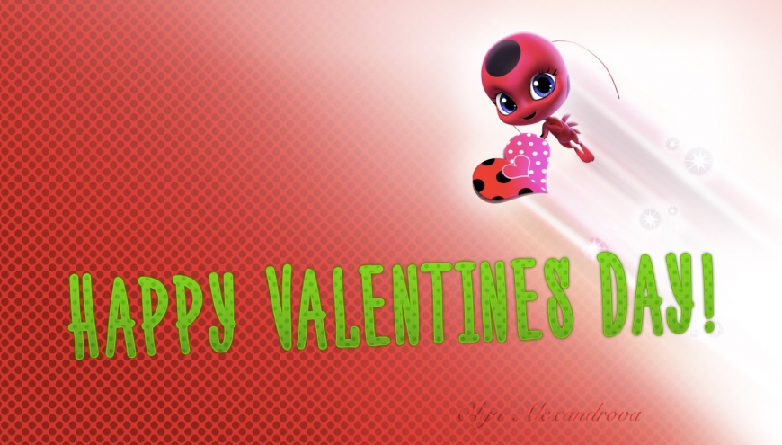 Miraculous Ladybug Happy Valentines Day