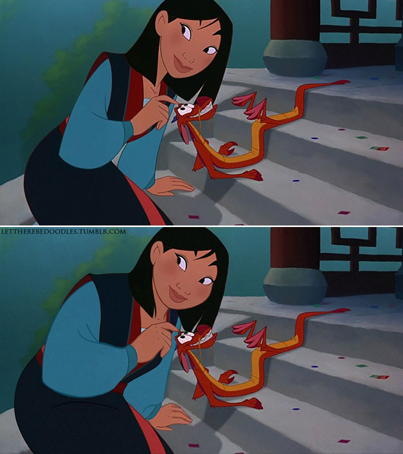 Curvy Disney Princess Mulan