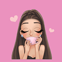 Ariana Grande cute icons with emojis