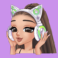 Ariana Grande cute icons with emojis