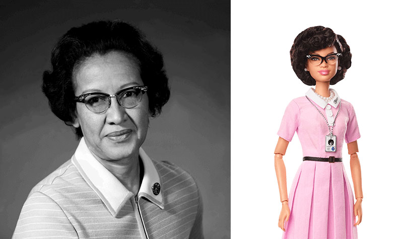 Katherine Johnson Barbie doll