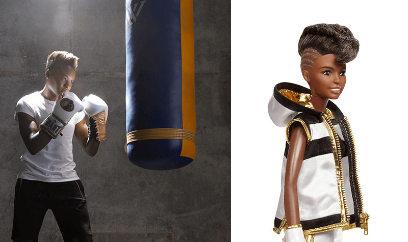 Nicola Adams Barbie doll Nicola Adams Barbie doll