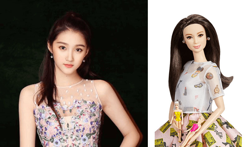 Xiaotong Guan Barbie doll
