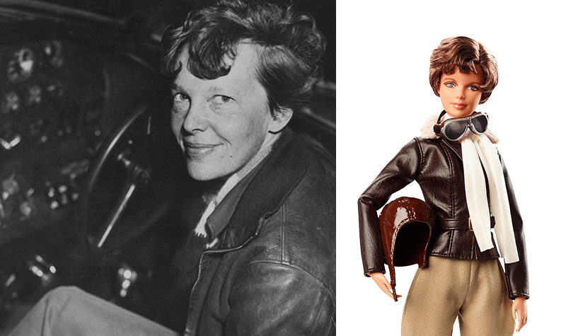 Amelia Earhart Barbie doll