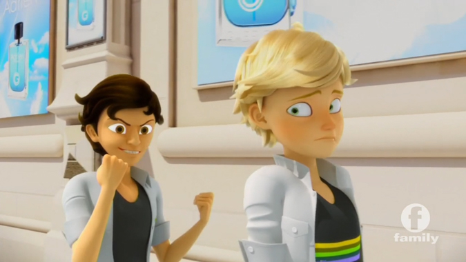 Miraculous Ladybug Adrien faces Gorizilla