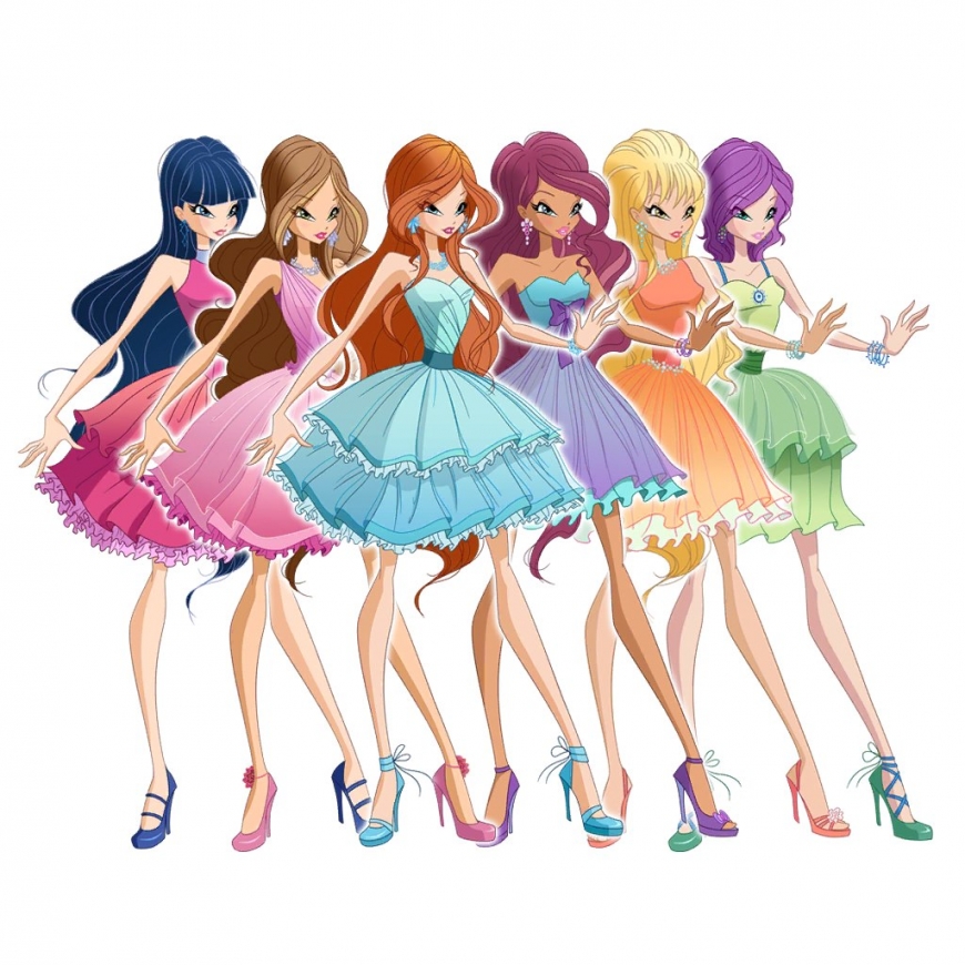 World of Winx fashion - dresses