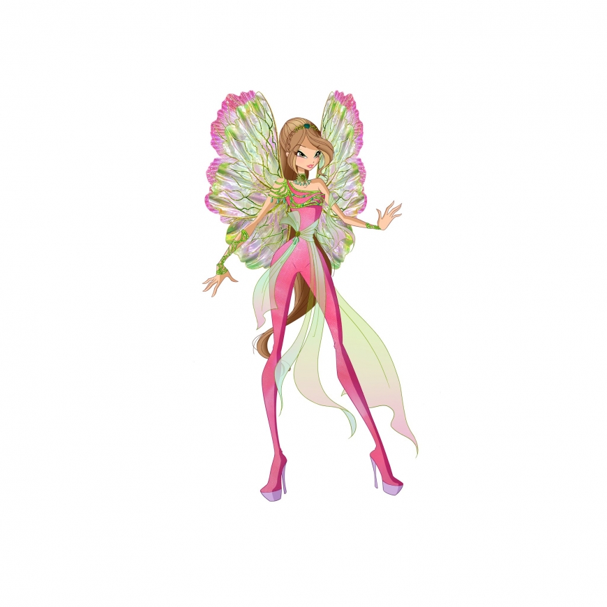 World of Winx picture of Dreamix Flora transformation