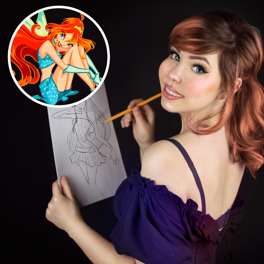 Winx Club cosplayer Una Fata Bloom