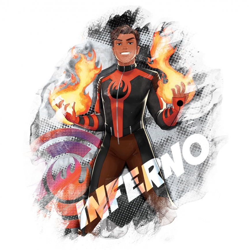 Marvel Rising: Secret Warriors Inferno official art