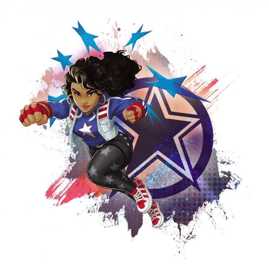 Marvel Rising: Secret Warriors America Chavez official art