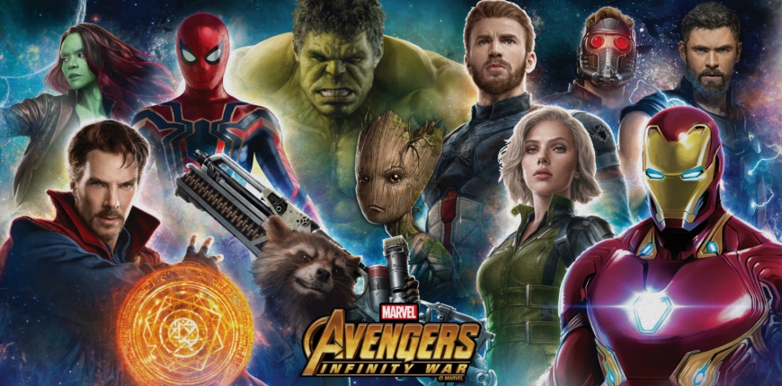 Avengers Infinity War posters, collages and official art