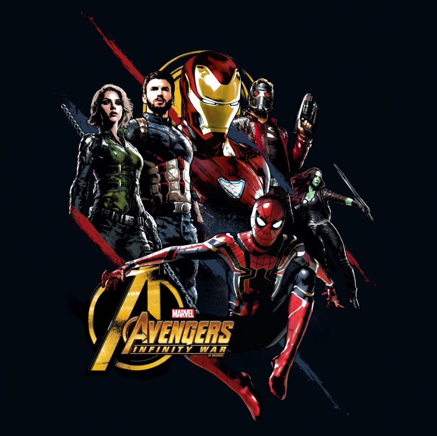 Avengers Infinity War posters, collages and official art