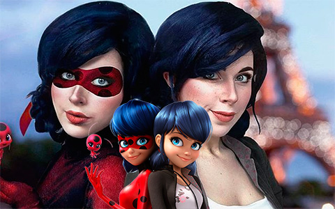 Cosplayer skillfully turns herself into cartoon characters