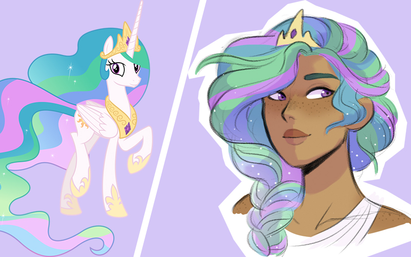 Pony Human Princess Celestia