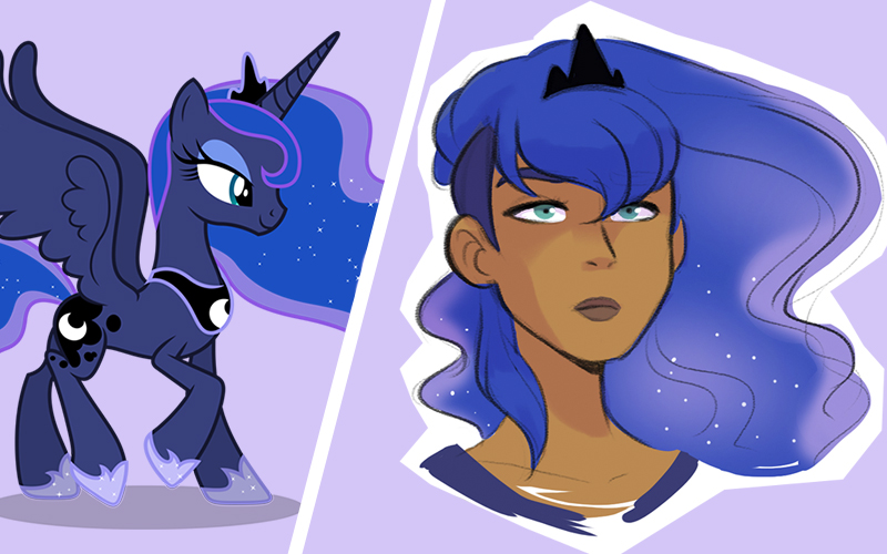 Pony Human Princess Luna