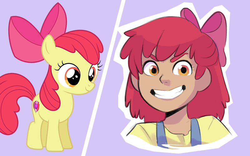 Pony Human Apple Bloom