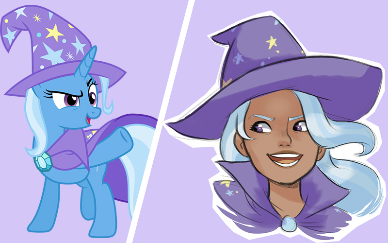 Pony Human Sunset Trixie