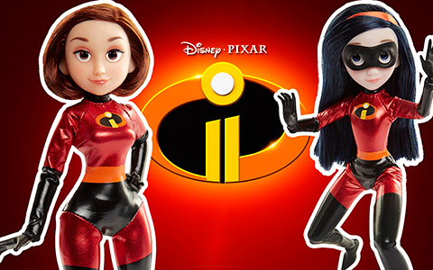 New poseable dolls Incredibles 2 from Jakks Pacific