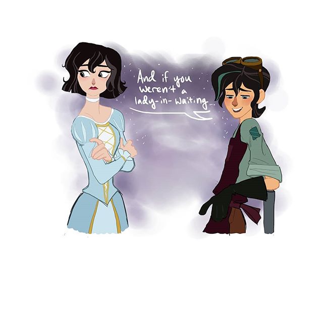Cutest comics with Varian and Cassandra from Tangled the Series