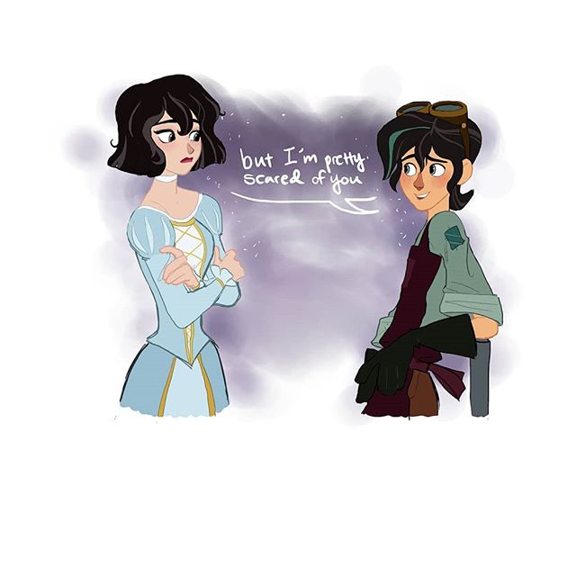 Cutest comics with Varian and Cassandra from Tangled the Series