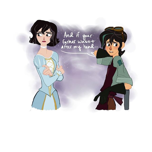 Cutest comics with Varian and Cassandra from Tangled the Series