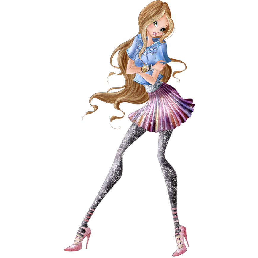 World of Winx fashion png picture Flora