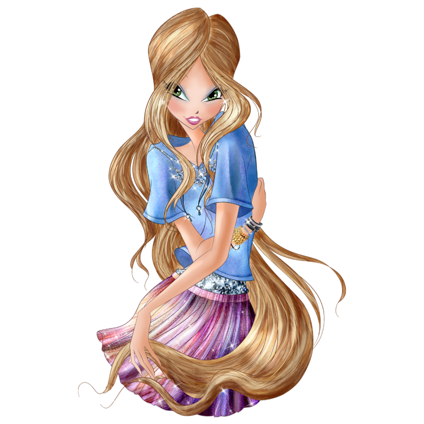 World of Winx fashion png picture Flora