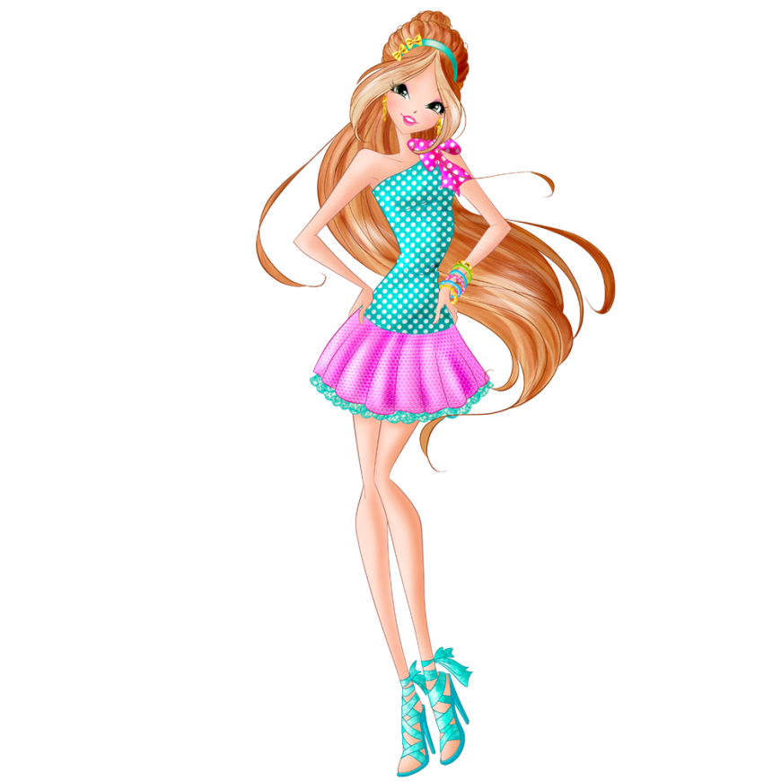 World of Winx Chef Chic Flora strawberry outfit png picture