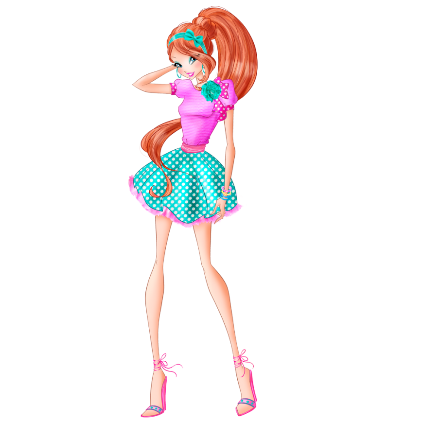 World of Winx Chef Chic Bloom strawberry outfit png picture