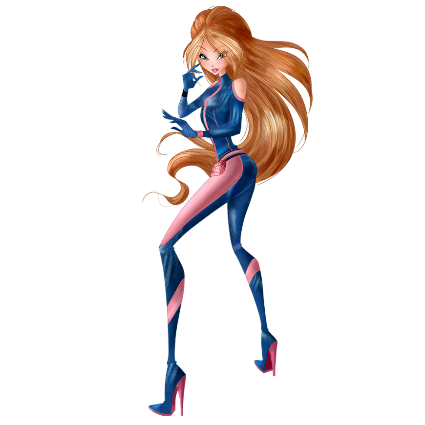 World of Winx Flora in spy outfit png picture