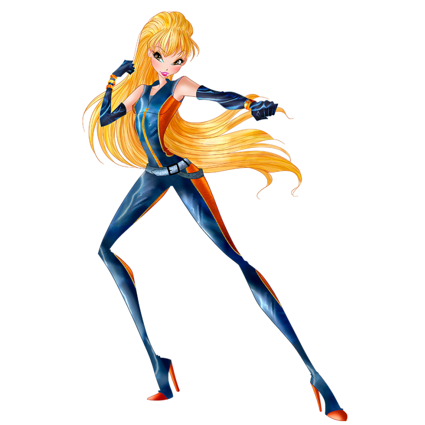 World of Winx Stella in spy outfit png picture