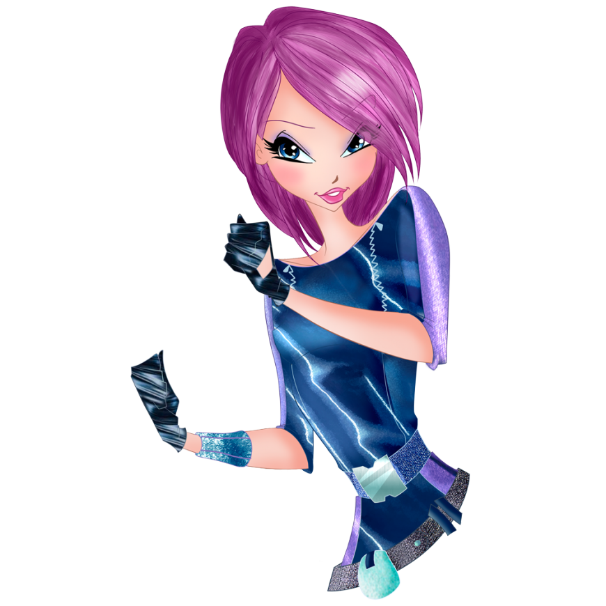 World of Winx Tecna in spy outfit png picture