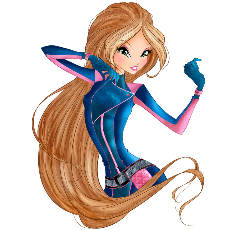 World of Winx Flora in spy outfit png picture