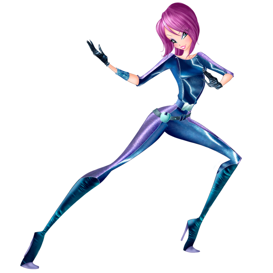 World of Winx Tecna in spy outfit png picture