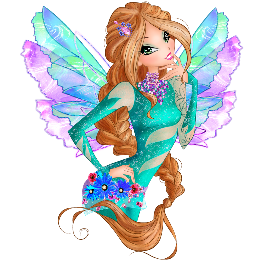 World of Winx onyrix transformation picture Flora png