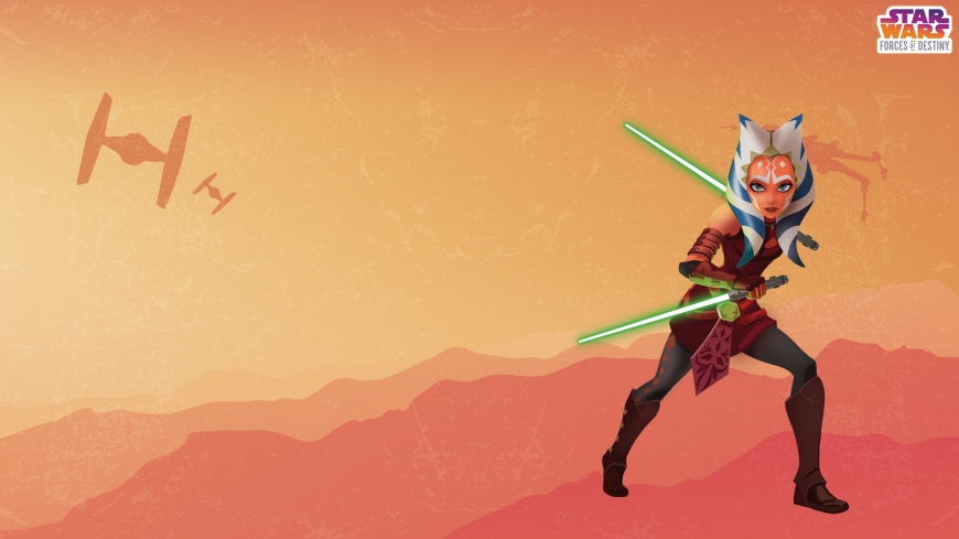 AHSOKA TANO Star Wars: Forces of Destiny desktop wallpaper