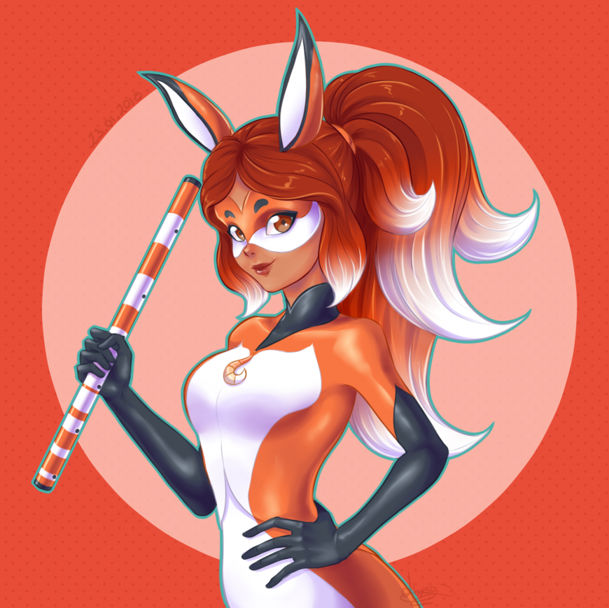 Rena Rouge fan art