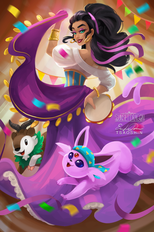 Disney Princesses paired with Eeveelutions